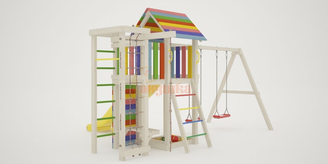 Детская площадка Савушка Мастер 10 - White Color